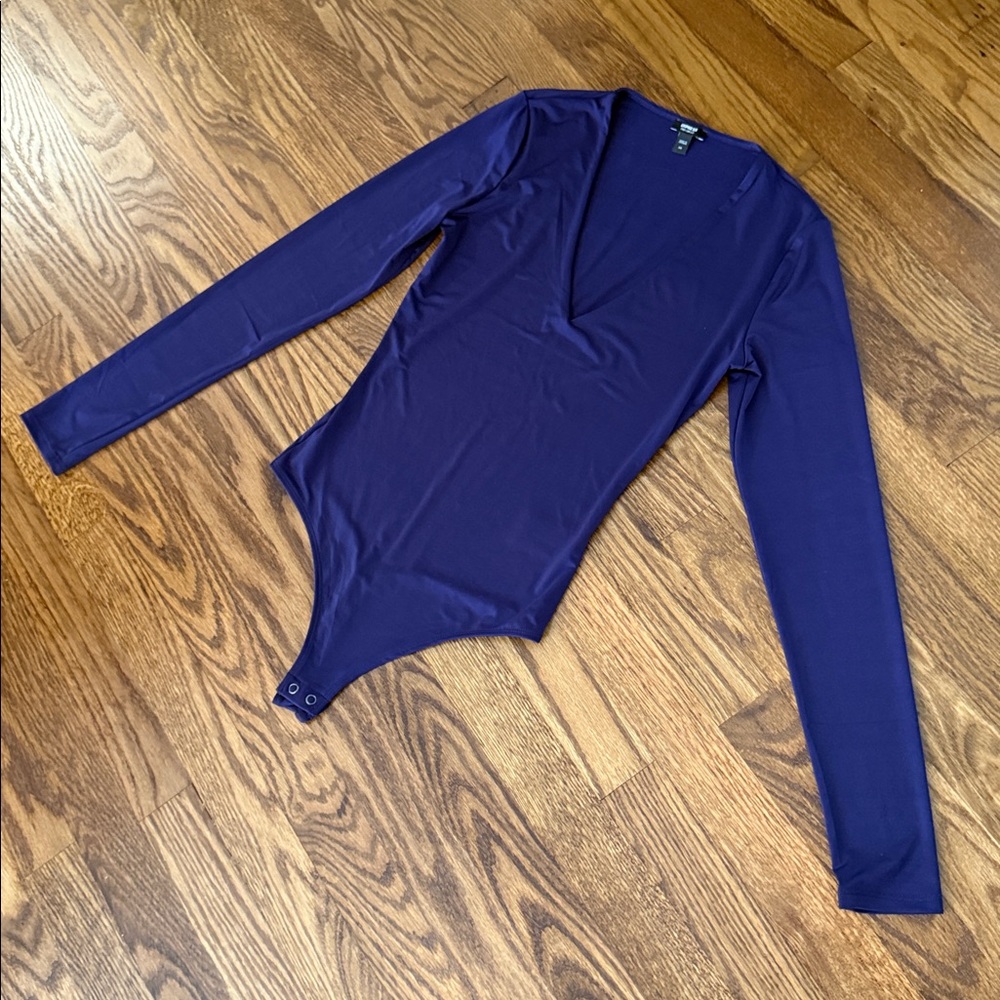 Express Purple Body Contour Bodysuit
